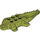 LEGO Olive Green Crocodile 4 x 9 Body (18904)