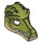 LEGO Olive Green Crocodile Mask with Tan Lower Jaw (12551 / 20082)