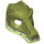 LEGO Olive Green Crocodile Mask with Yellowish Green Lower Jaw (12551 / 20048)