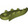 LEGO Olive Green Crocodile Tail (18906)