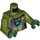 LEGO Olive Green Crooler Torso (973 / 76382)