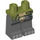 LEGO Olivgrün Grumlo Hüften mit Dark Stone Grau Beine (14244 / 16748)
