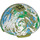 LEGO Olive verte Hemisphere 11 x 11 avec Goujons sur Haut avec Planet Endor (98107 / 99932)