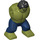 LEGO Olive verte Hulk Corps avec Dark Bleu Trousers (45776)