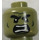 LEGO Olijfgroen Hulk Hoofd (Verzonken solide nop) (3626)