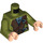 LEGO Olive Green Legolas Greenleaf Torso (973 / 76382)