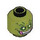 LEGO Olive Green Lizard Minifigure Head (Safety Stud) (3274 / 106189)