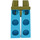 LEGO Olive verte Longue Minifigure Jambes avec Orange Tassles (99131 / 104781)