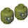 LEGO Olive Green Moria Orc - Olive Green Head (Recessed Solid Stud) (3626 / 10623)