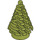 LEGO Olivgrün Pine Baum (Klein) 3 x 3 x 4 (2435)
