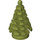 LEGO Olijfgroen Pine Boom (Klein) 3 x 3 x 4 (2435)
