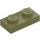 LEGO Olive Green Plate 1 x 2 (3023 / 28653)