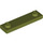 LEGO Olive Green Plate 1 x 4 with Two Studs with Groove (41740)