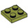 LEGO Olijfgroen Plaat 2 x 2 (3022 / 94148)