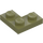 LEGO Olive Green Plate 2 x 2 Corner (2420)