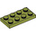 LEGO Olive Green Plate 2 x 4 (3020)