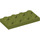 LEGO Olive Green Plate 2 x 4 (3020)