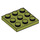 LEGO Olive verte assiette 3 x 3 (11212)