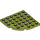 LEGO Olijfgroen Plaat 6 x 6 Ronde Hoek (6003)