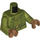 LEGO Olive Green Princess Leia Minifig Torso (973)