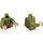 LEGO Olive Green Professor Filius Flitwick Minifig Torso (973 / 76382)