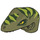 LEGO Olive Green Raptor Dinosaur Head with Orange and Brown Stripes (11853 / 11864)
