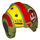 LEGO Vert Olive Rebel Pilote Casque avec Nix Jerd Jaune et Rouge Paterne (30370 / 36014)