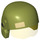 LEGO Olive Green Resistance Trooper Helmet with Transparent Yellow Visor with Square (35561 / 35648)