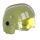 LEGO Verde oliva Resistance Trooper Casco con Trasparente Giallo Visore con Due Quadrati (24979 / 35541)