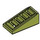 LEGO Olive Green Slope 1 x 2 x 0.7 (18°) with Grille (61409)