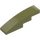 LEGO Olive Green Slope 1 x 4 Curved (11153 / 61678)