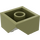 LEGO Olijfgroen Helling 2 x 2 (45°) met Dubbele Concave (Ruw oppervlak) (3046 / 4723)