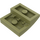 LEGO Olive verte Pente 2 x 2 Incurvé (15068)
