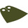 LEGO Olive Green Standard Cape with Regular Starched Texture (20458 / 50231)