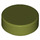 LEGO Olive Green Tile 1 x 1 Round (35381 / 98138)