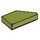 LEGO Olive Green Tile 1 x 2 45° Angled Cut Left (5091)