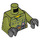 LEGO Olive verte Volcano Explorer - Male, Shirt avec Courroie et Radio Minifig Torse (973 / 76382)