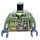 LEGO Olivgrün Volcano Explorer - Male, Shirt mit Gürtel und Radio Minifig Torso (973 / 76382)