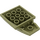 LEGO Olivgrün Keil 6 x 4 x 1.3 mit 4 x 4 Base (93591)
