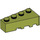 LEGO Olive Green Wedge Brick 2 x 4 Left (41768)