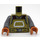 LEGO Verde oliva X-Ala Fighter Ground Crew Member Busto con Dark Stone Braccia e Medium Dark Carne Mani (973 / 76382)