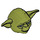 LEGO Olive Green Yoda Head (13824)