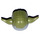 LEGO Olive Green Yoda Head (13824)