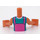 LEGO Olivia - Dark Pink Overalls Friends Torso (73141 / 92456)