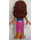 LEGO Olivia met Dark Roze Wetsuit Minifiguur