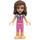 LEGO Olivia met Dark Roze Wetsuit Minifiguur