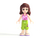 LEGO Olivia met Lime Cropped Trousers en Bright Pink Top minifiguur