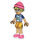 LEGO Olly with Pink Beanie and Orange Shorts Minifigure