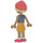 LEGO Olly with Pink Beanie and Orange Shorts Minifigure