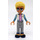LEGO Olly with White and Metallic Light Blue Jacket Minifigure